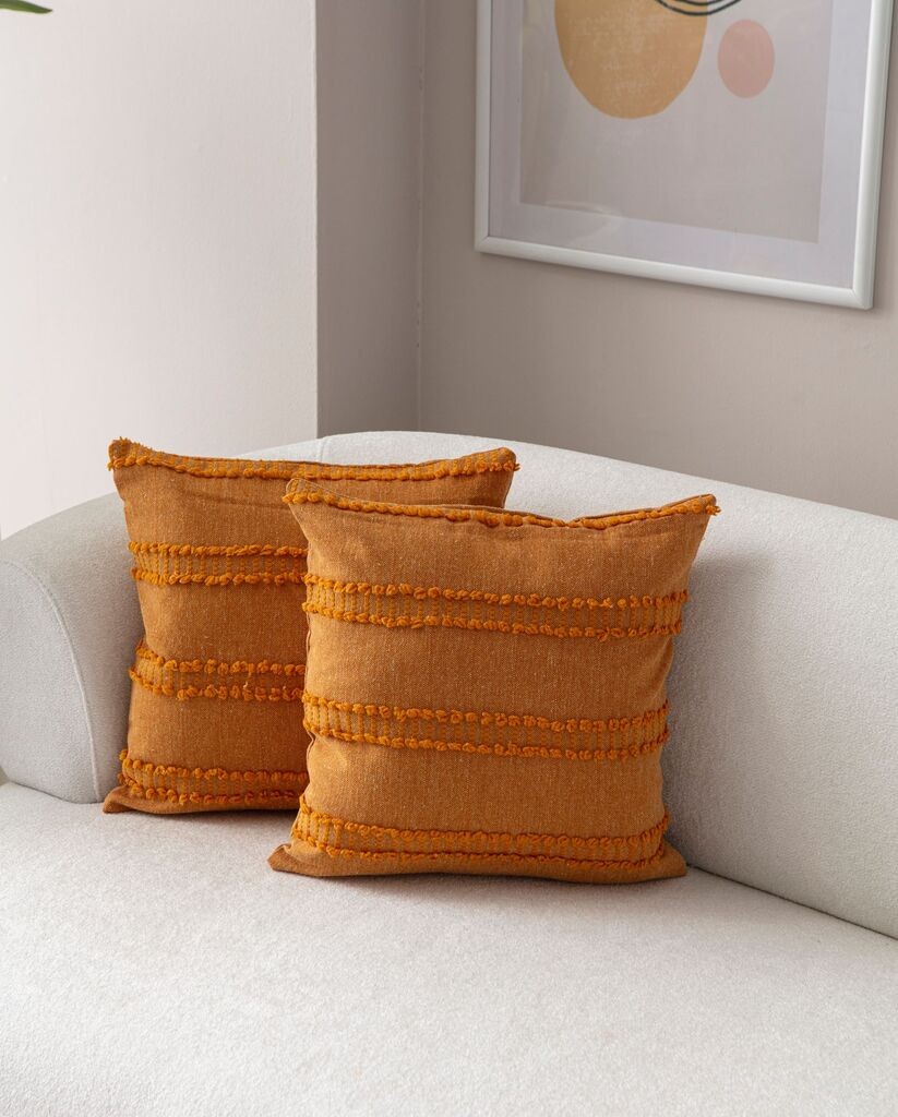 Aberto Design Set dekorativnih jastučnica Tuffet, 43x43 cm, 2 komada, Narandžasta