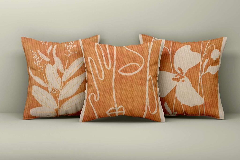 Aberto Design Set dekorativnih jastučnica Asr_plw25-37, 43x43 cm, 3 komada, Šarena