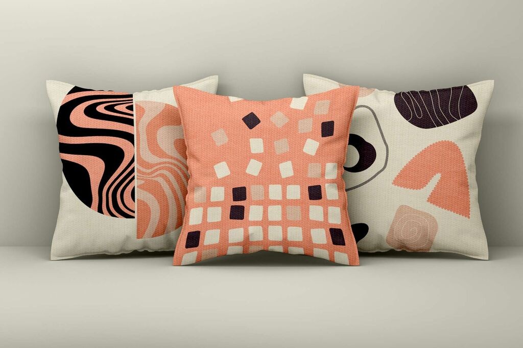 Aberto Design Set dekorativnih jastučnica Asr_plw25-14, 43x43 cm, 3 komada, Šarena