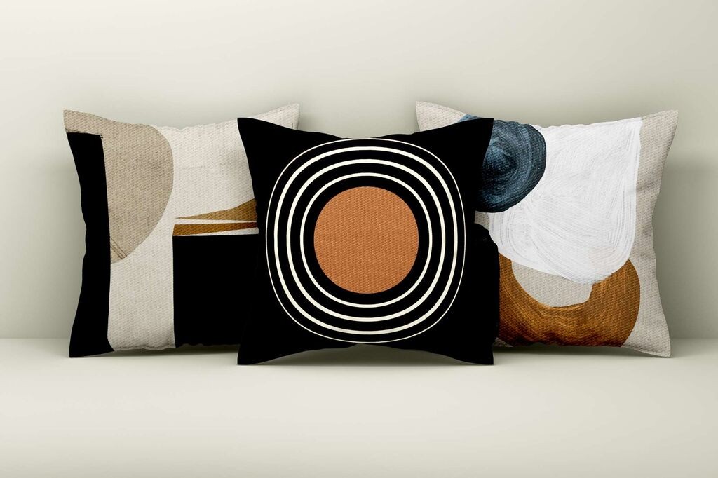 Aberto Design Set dekorativnih jastučnica Asr_plw25-43, 43x43 cm, 3 komada, Šarena