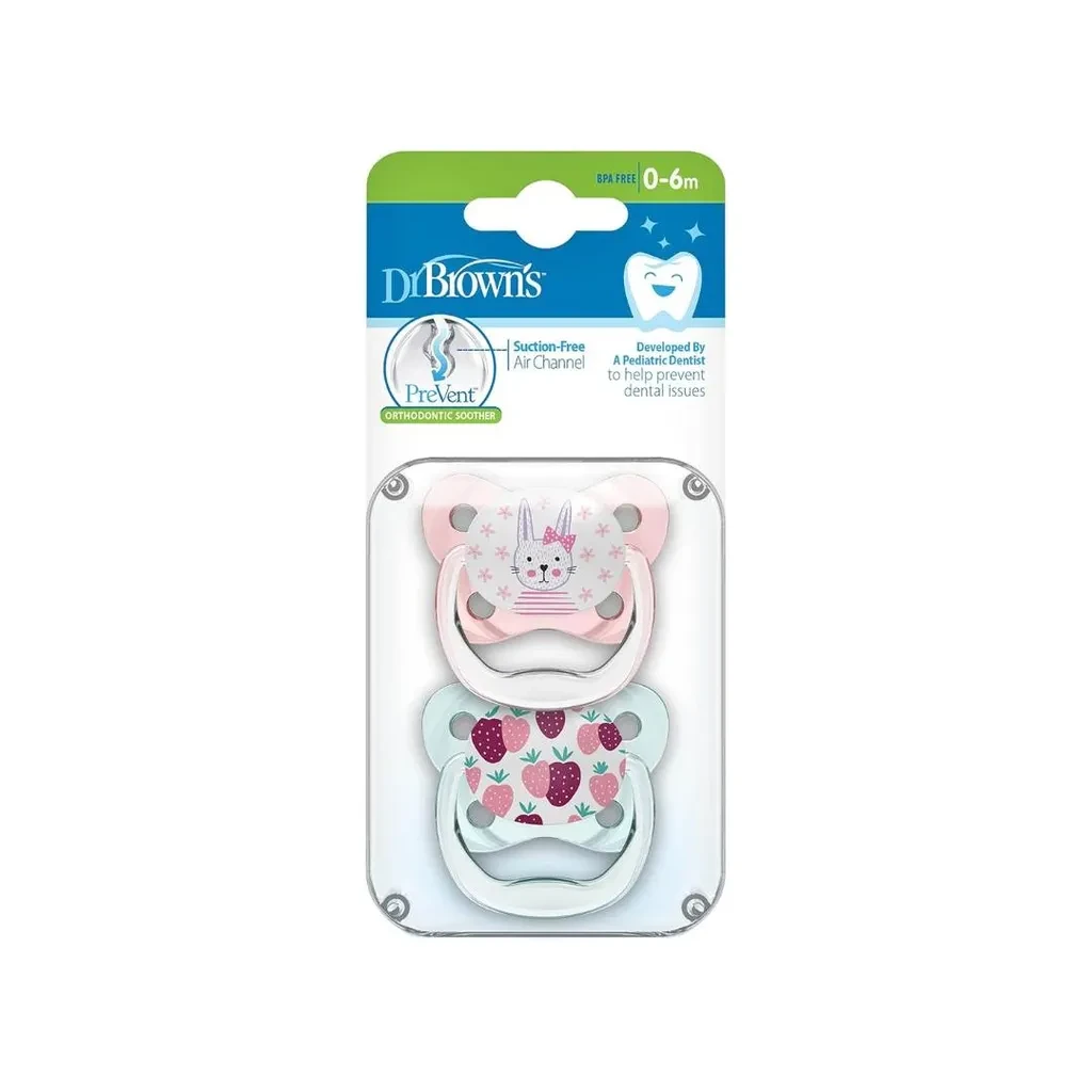 Dr Brown’s  Varalica za bebe, Roze, 2 komada