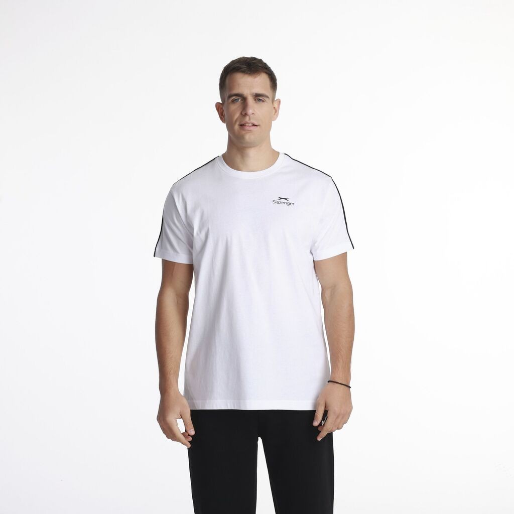 Slazenger Muška majica kratkih rukava Pipe, Bela