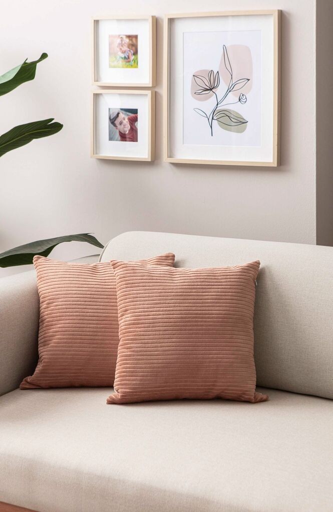 Aberto Design Set dekorativnih jastučnica 2031, 43x43 cm, 2 komada, Roze