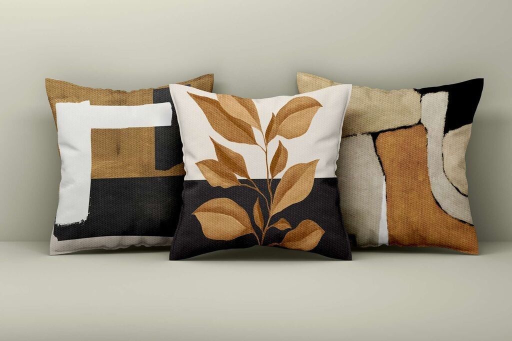 Aberto Design Set dekorativnih jastučnica Asr_plw25-55, 43x43 cm, 3 komada, Šarena