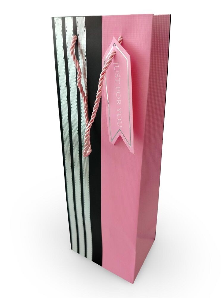 Ukrasna kesa za piće Dvobojna sa srebrnim trakama, Mala, 12x39x9