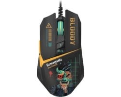 A4 Tech Gejmerski miš W63, Max Bloody, RGB, Renegade, Midnight, Crni