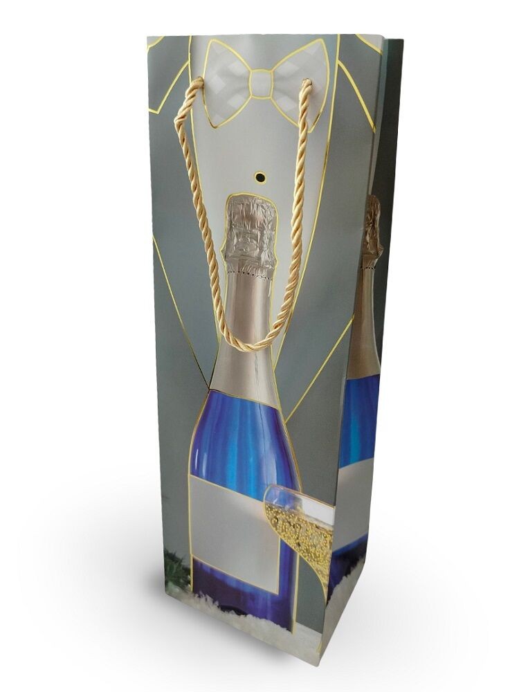 Ukrasna kesa za piće Šampanjac, Mala, 12x35x9