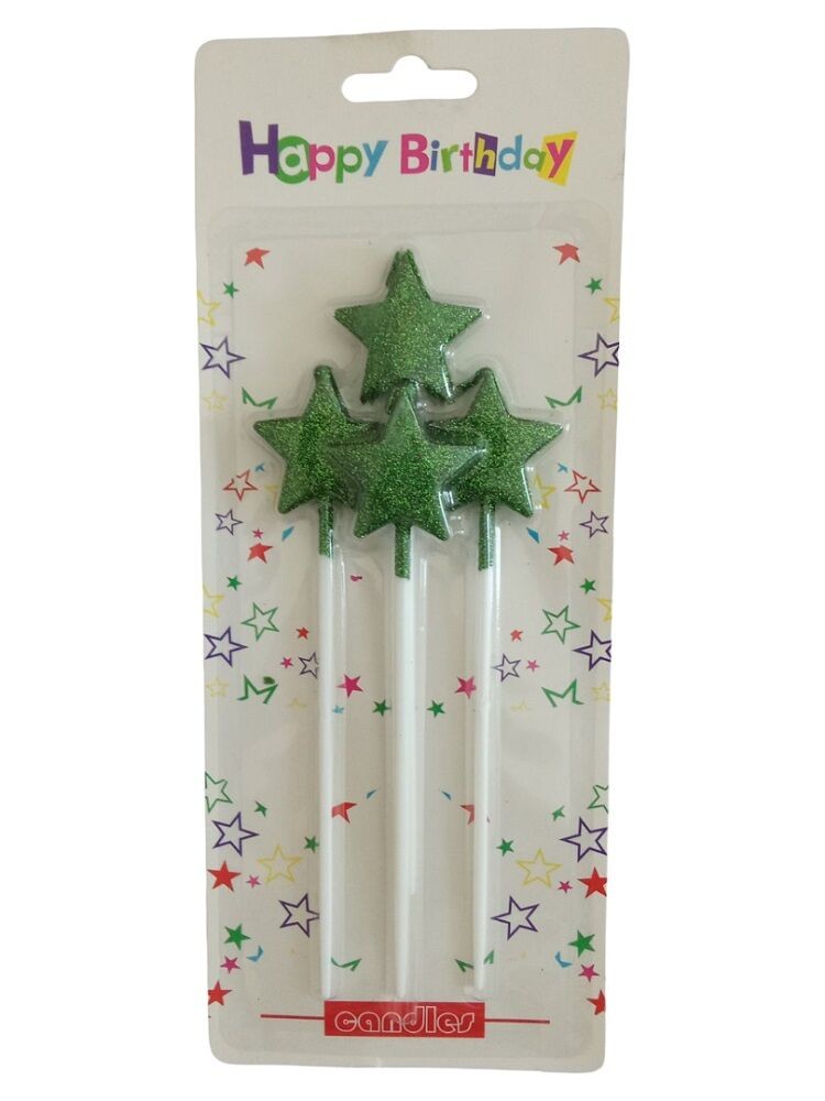 Party Rođendanske svećice  u obliku zvezde na štapiću