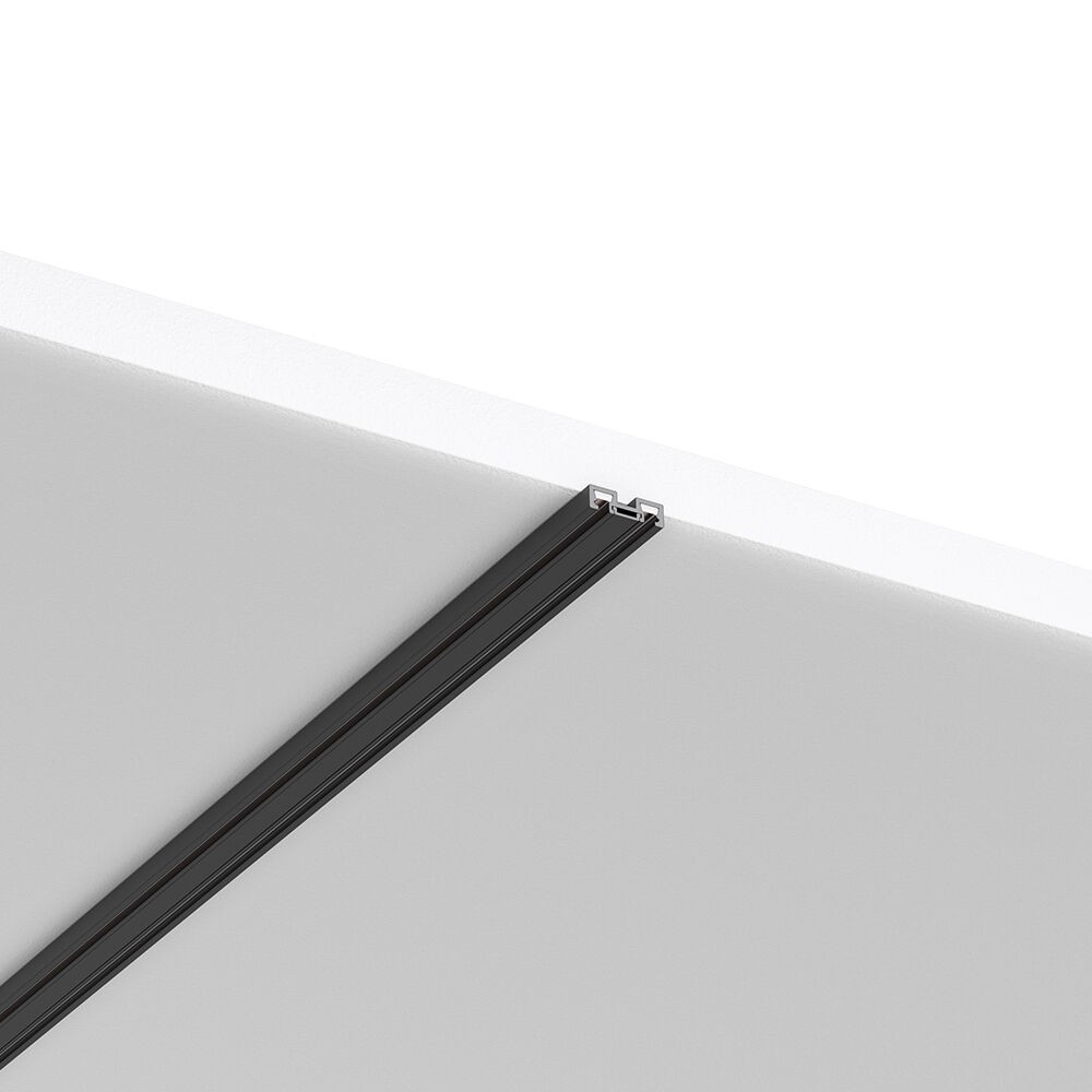 Braytron Nadgradna magnetna šina BRY-M05-SR02-1M-48VDC-CRNA-SLIM