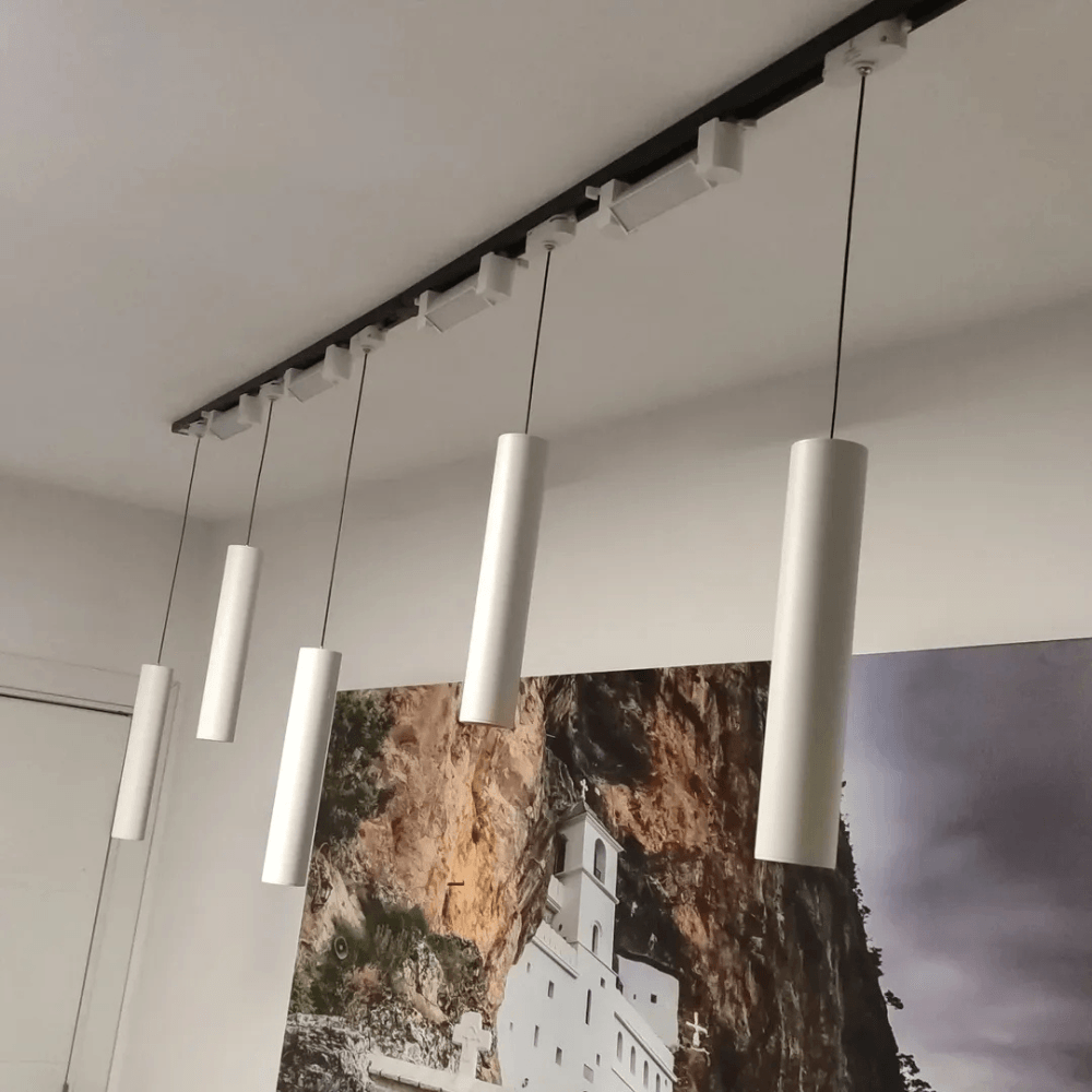 Šinska rasveta 2m, Sa 5 visilica, 4 linijske rasvete, 10W