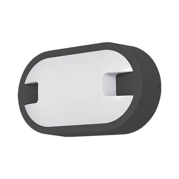 Braytron Zidna baštenska svetiljka BRY-D-ELIPSA-SIVA-15W-3000K-IP65