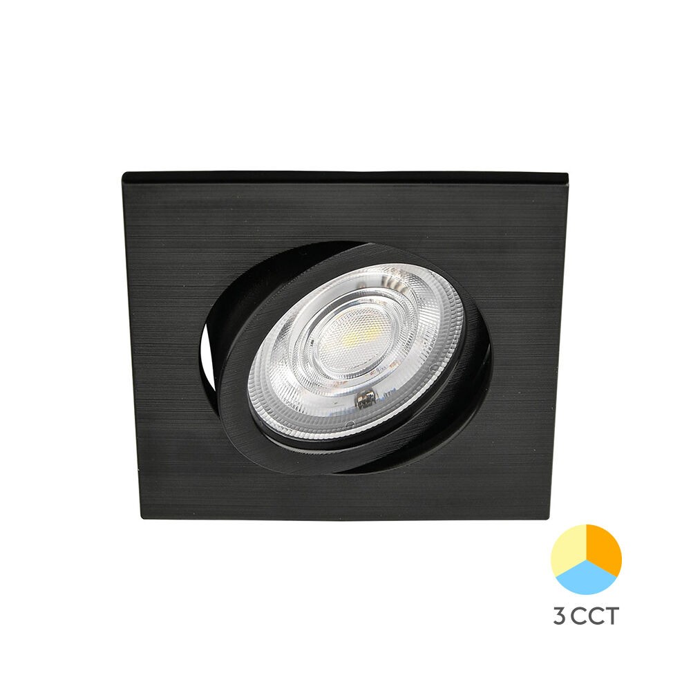Braytron LED spot svetiljka BRY- G3-7W-SQR-CRNA-3U1