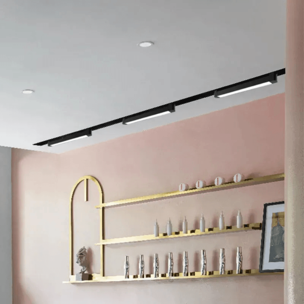 Linijska šinska rasveta 1m, Sa 3 svetiljke, 20W