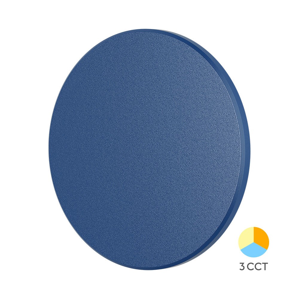 Braytron Zidna svetiljka BRY-PALERMO-M-KRUG-PLAVA-12W-3U1-IP65