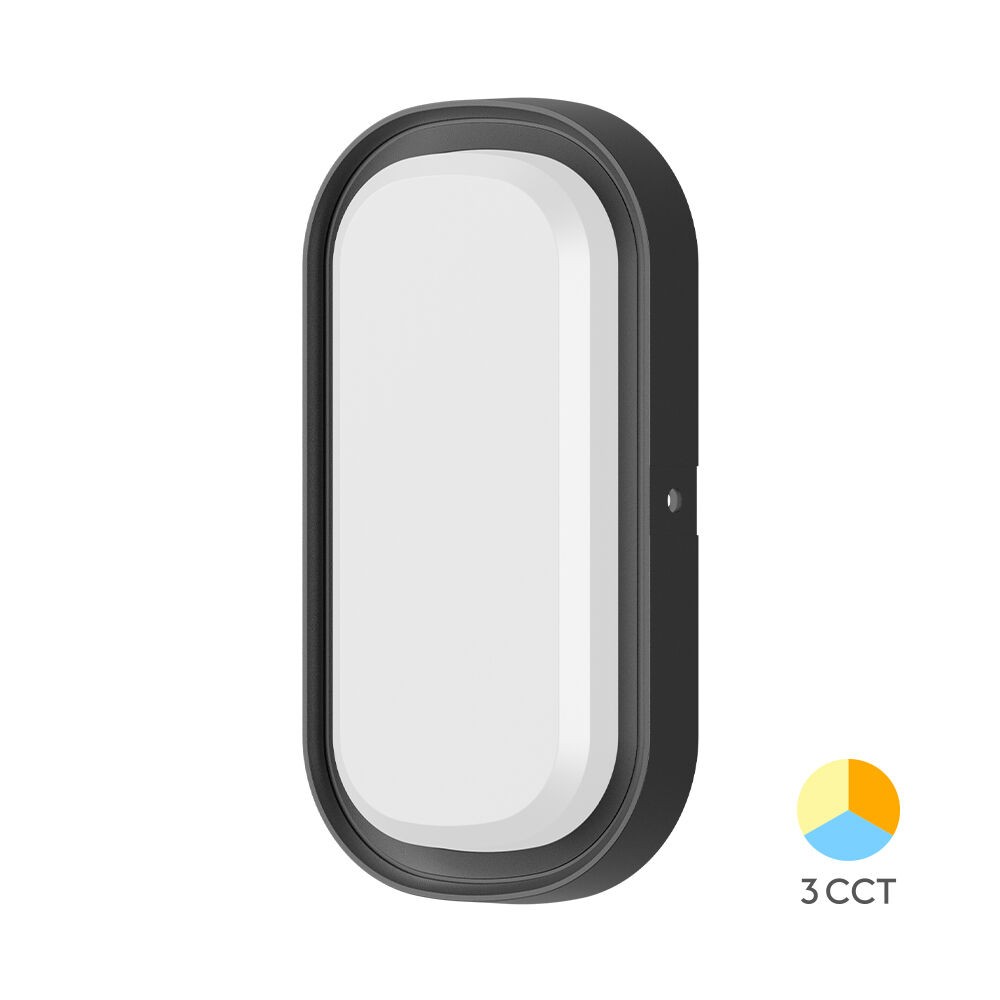 Braytron LED Brodska lampa BRY-BULKHEAD-12W-ELP-CRNA-3U1-IP65