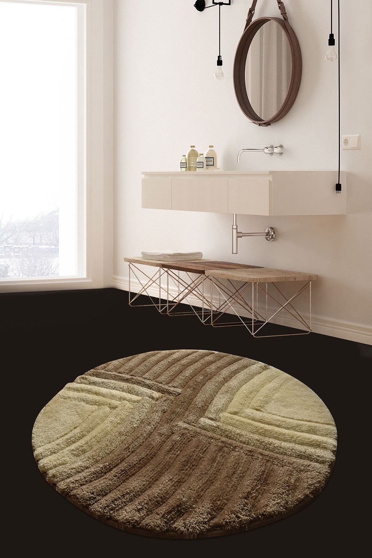 L'essentiel Maison Prostirka za kupatilo 90cm Šarena