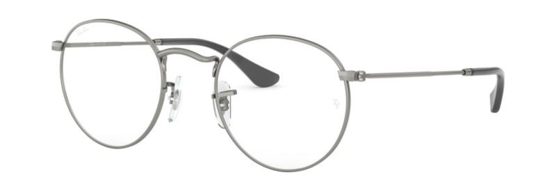 Ray Ban Okvir za naočare Round 0RX3447V 2620  50-53, Sivi