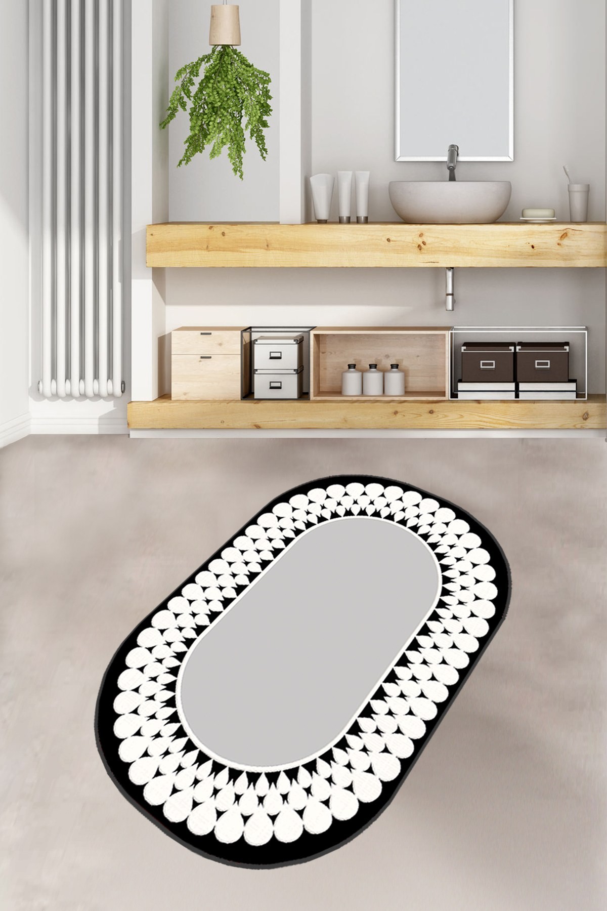 L'essentiel Maison Prostirka za kupatilo 70x120cm Šarena