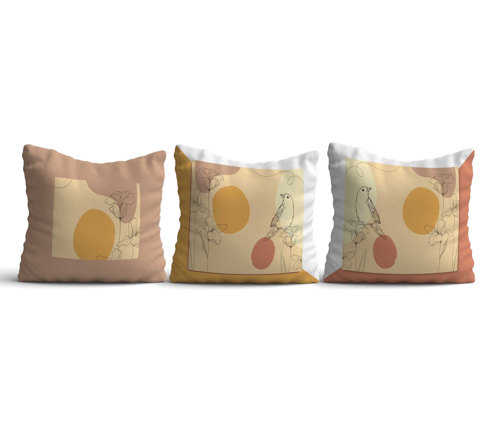 Aberto Design Set 3 jastučnice 43x43cm Šareni