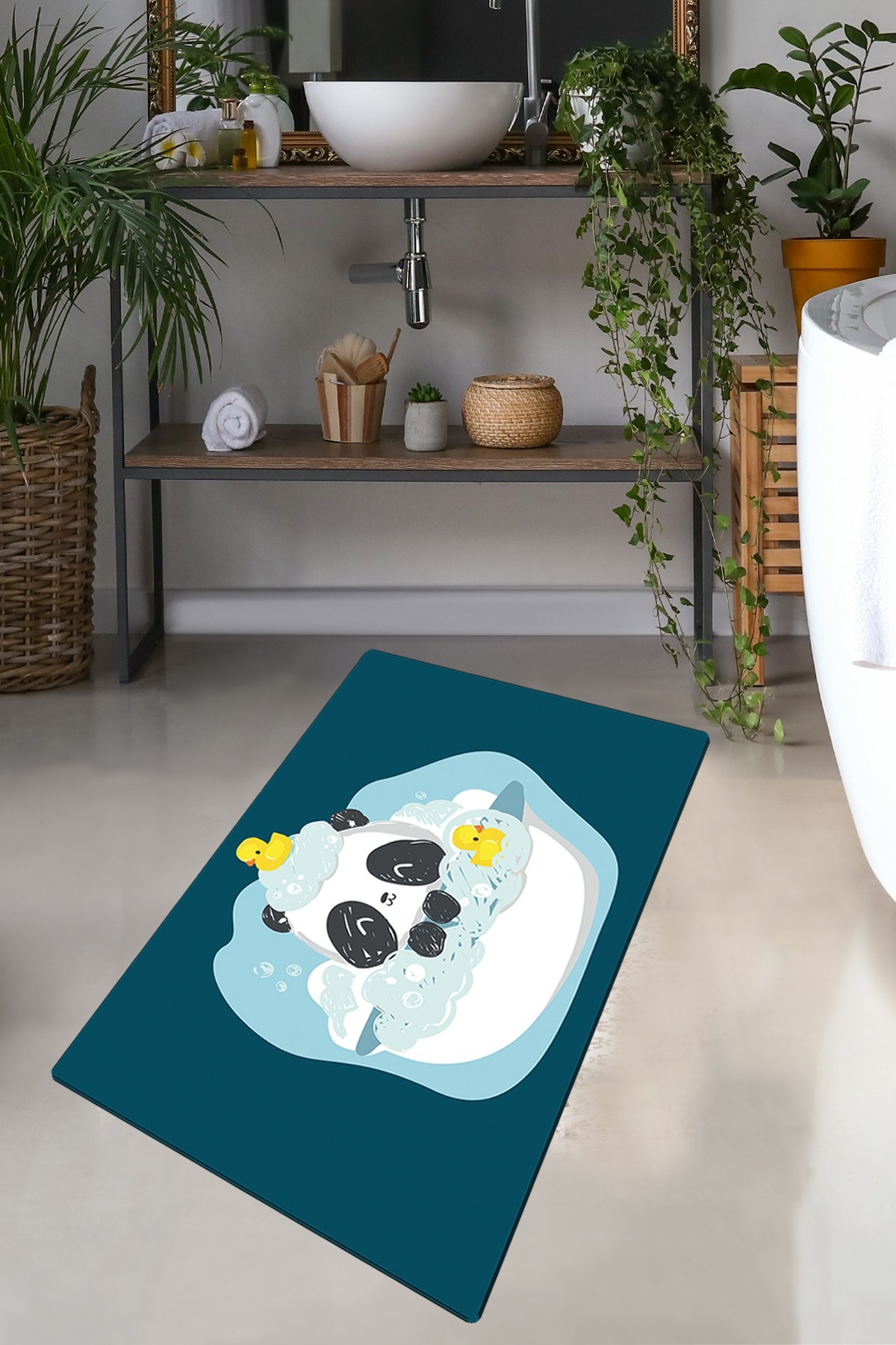 L'essentiel Maison Prostirka za kupatilo 70x120cm Šarena