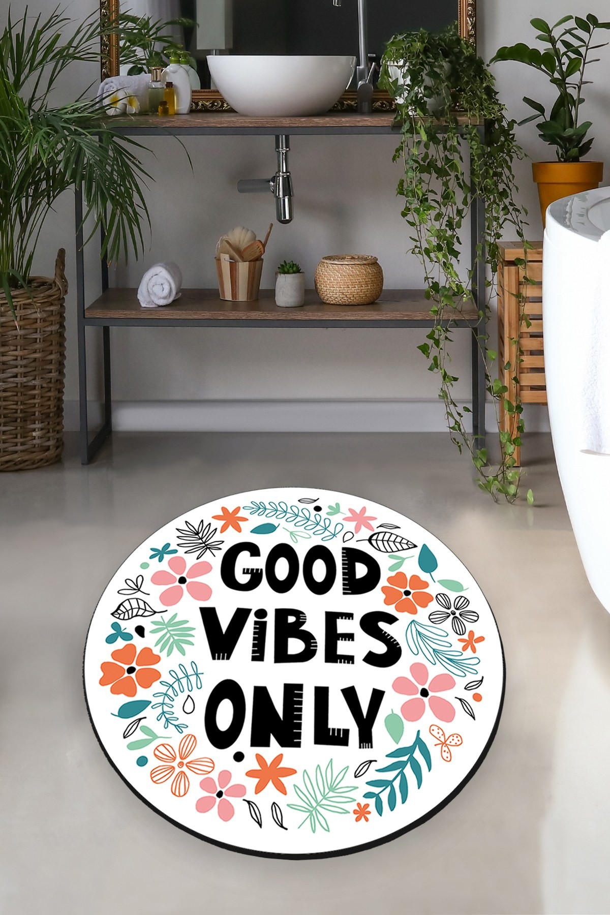 L'essentiel Maison Prostirka za kupatilo 140cm Šarena