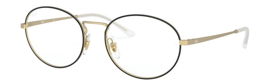 Ray Ban Okvir za naočare 0RX6439 3051 54, Zlatne boje