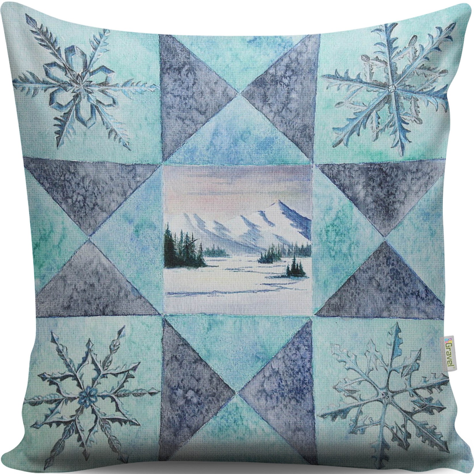 Aberto Design Jastuk 43x43cm Šareni