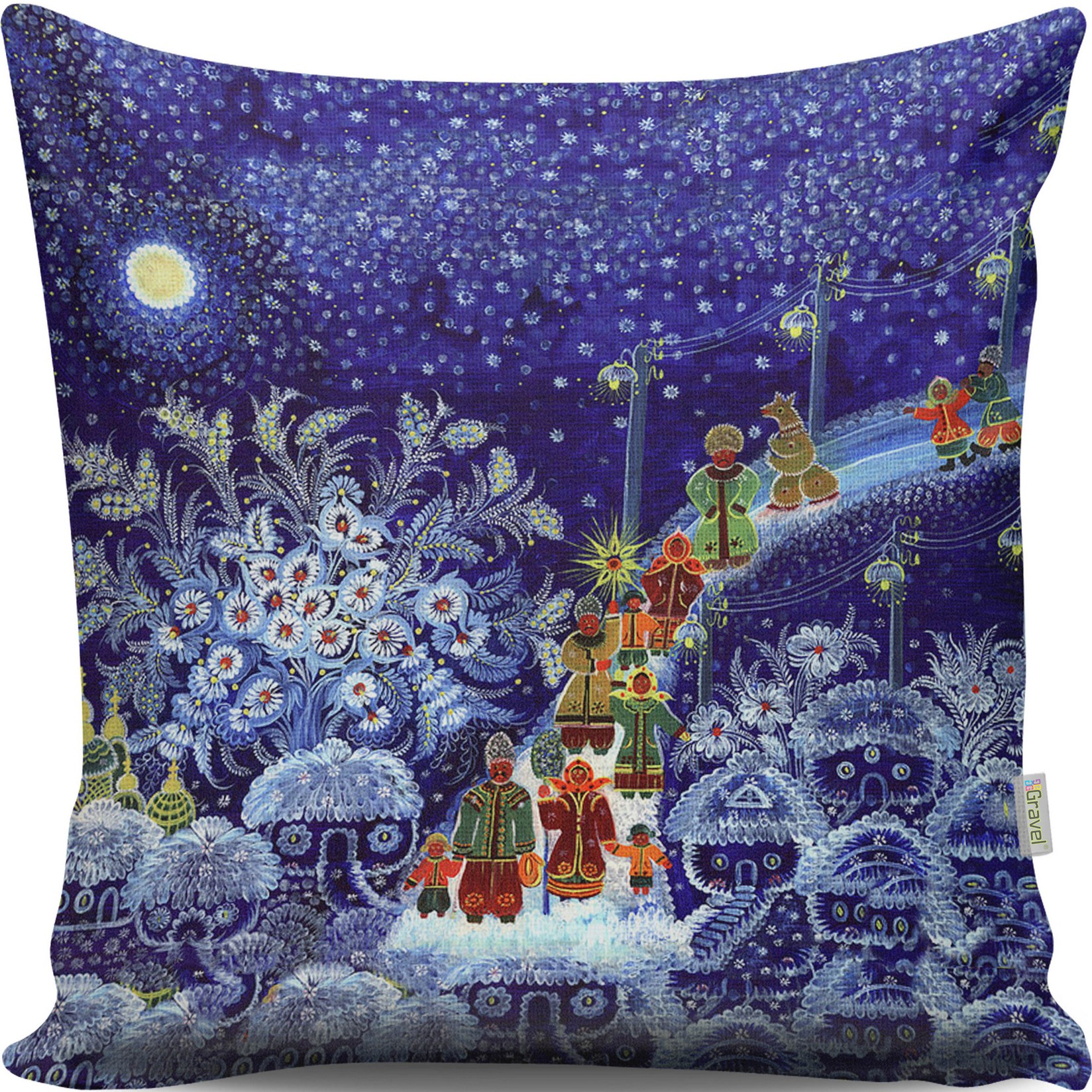 Aberto Design Jastuk 43x43cm Šareni