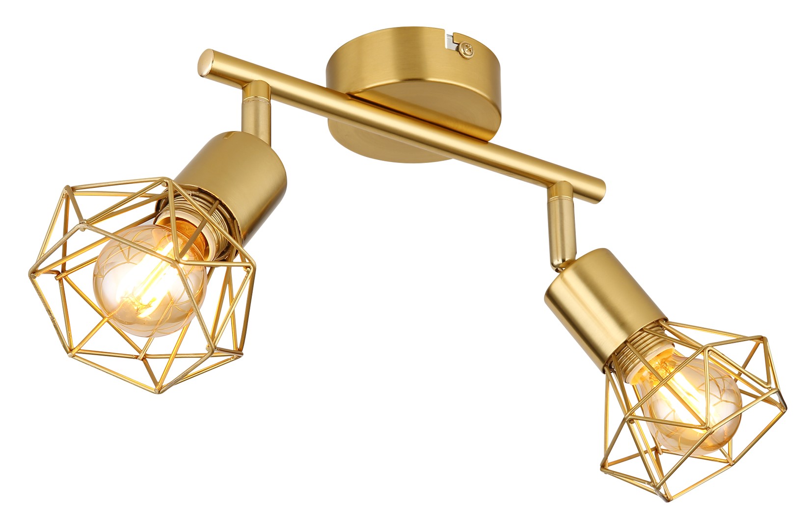 Spot lampa zlatna, 2x E14