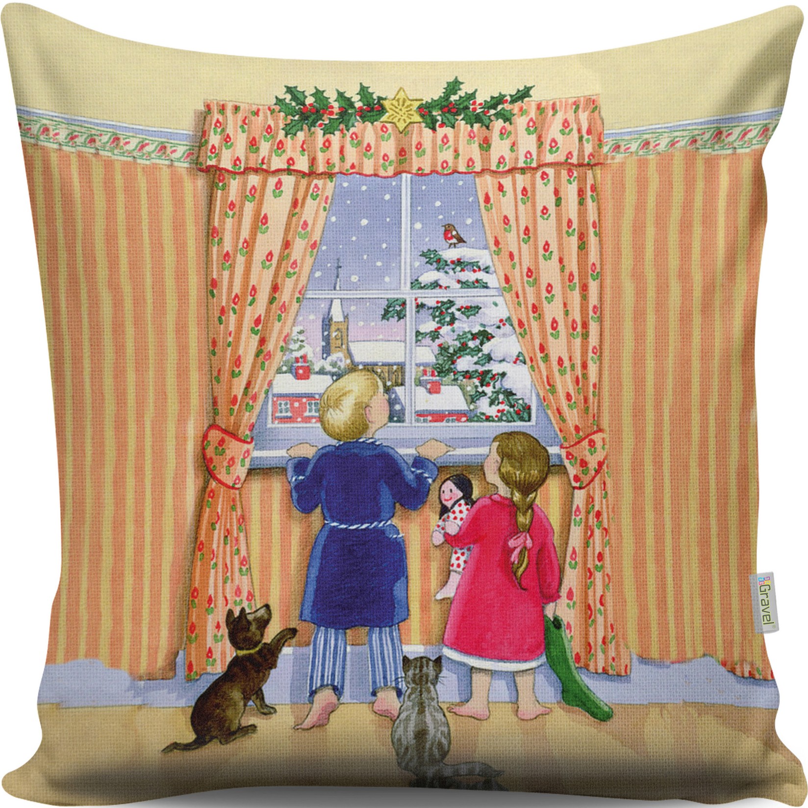 Aberto Design Jastuk 43x43cm Šareni