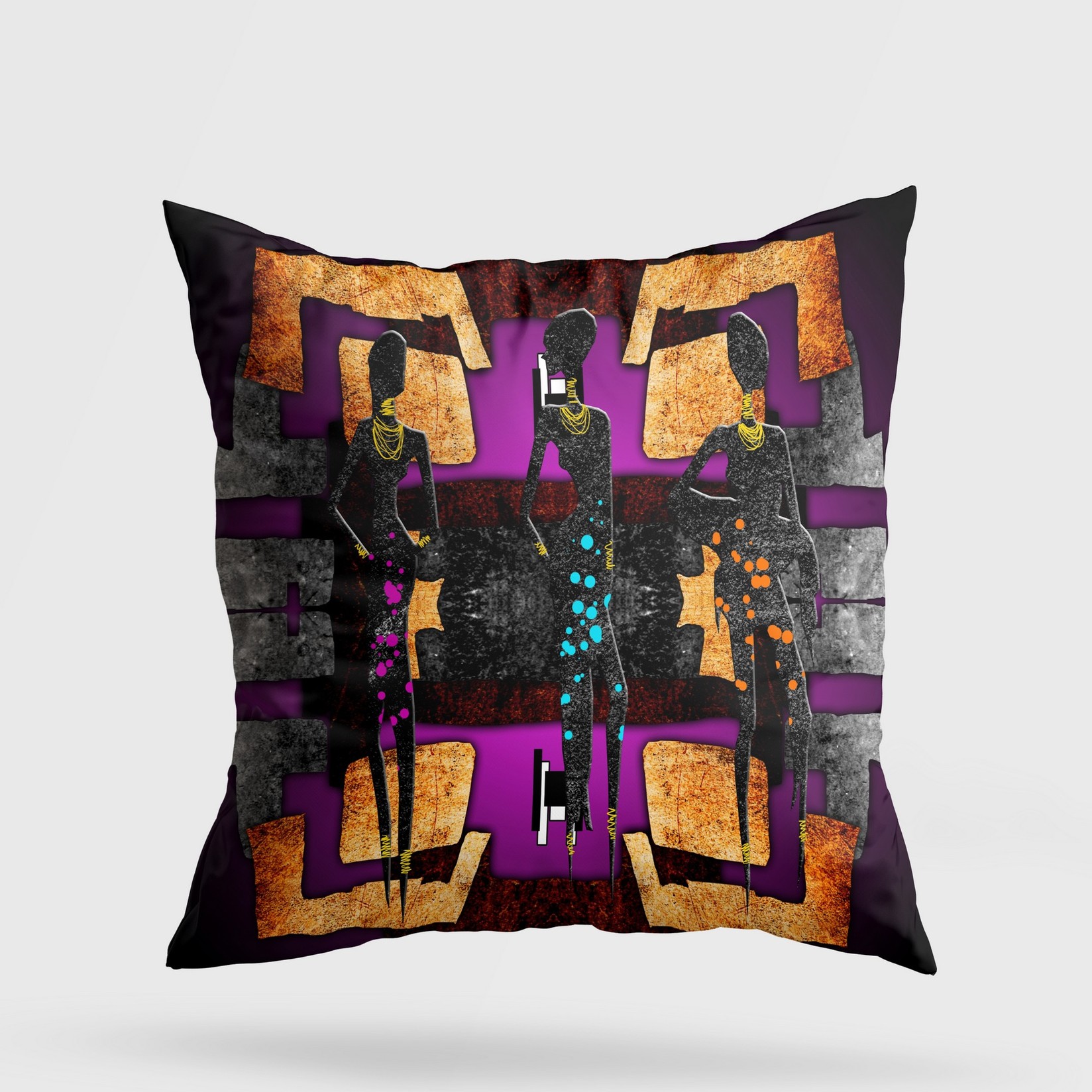 Aberto Design Jastuk 43x43cm Šareni