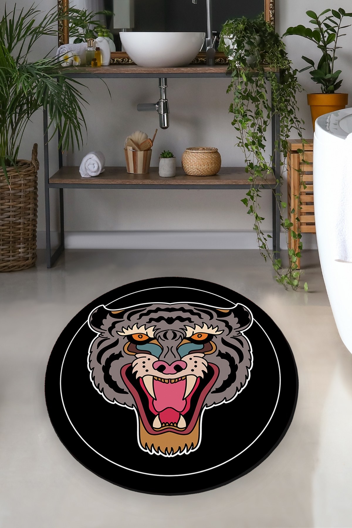 L'essentiel Maison Prostirka za kupatilo 200cm Šarena