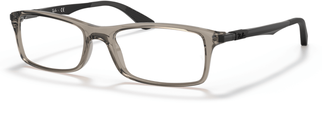 Ray Ban Okvir za naočare 0RX7017 8059 54, Muški, Sivi