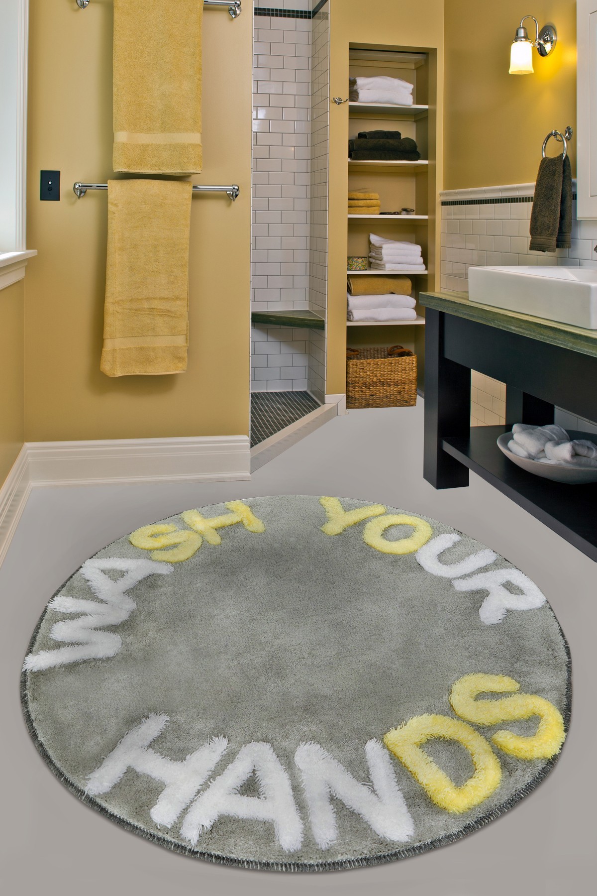 L'essentiel Maison Prostirka za kupatilo 90cm Šarena