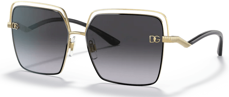 DOLCE & GABBANA Ženske naočare za sunce 0DG2268 13348G 59, Zlatne boje