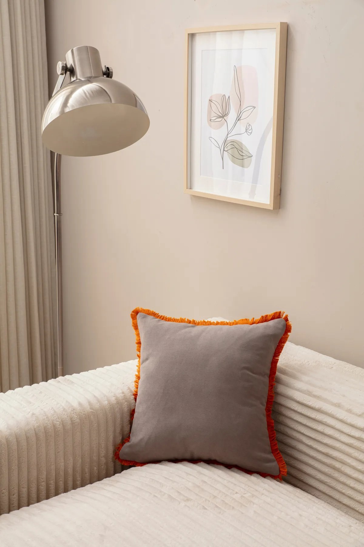 Aberto Design Jastučnica 43x43cm Siva