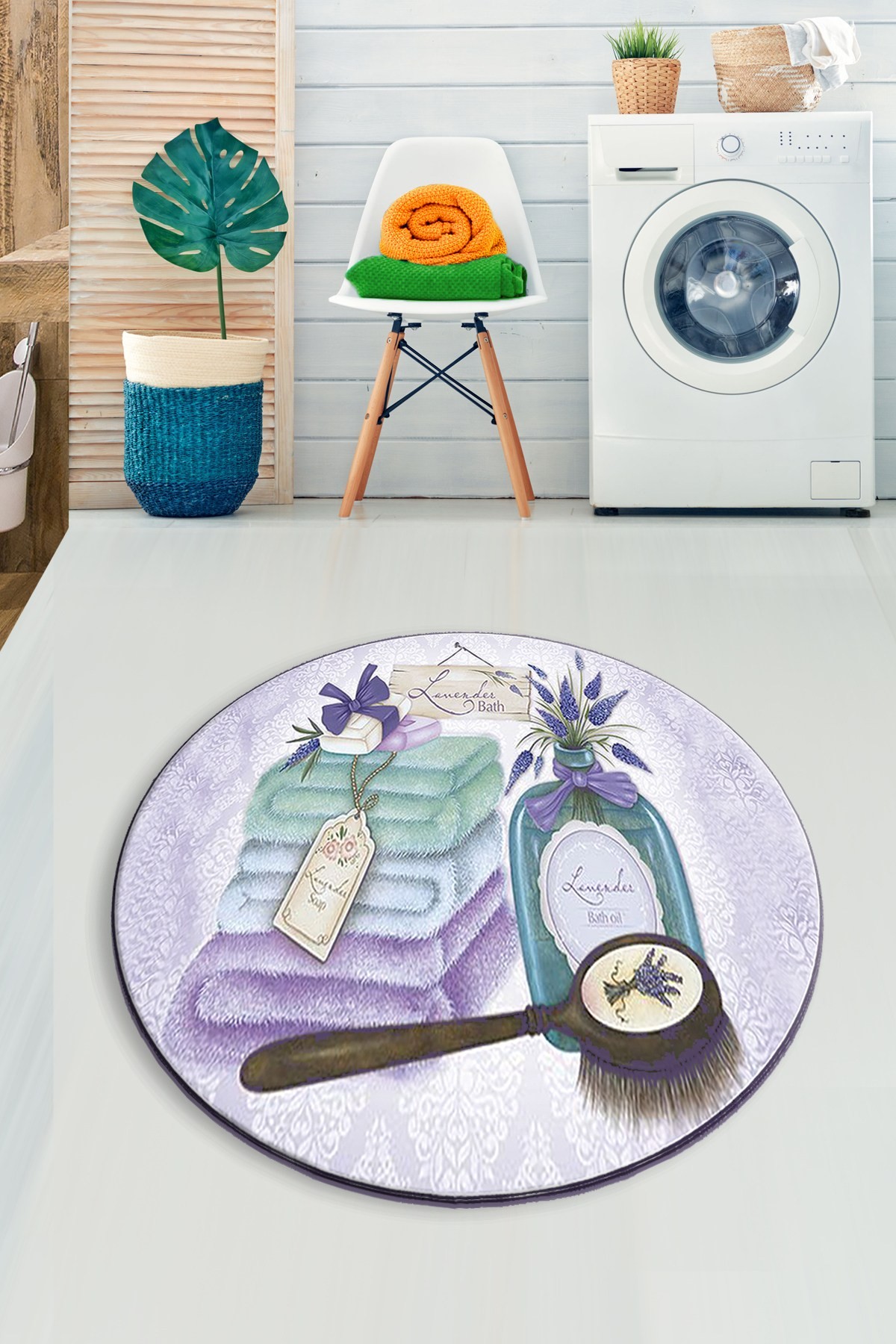 L'essentiel Maison Prostirka za kupatilo 140cm Šarena