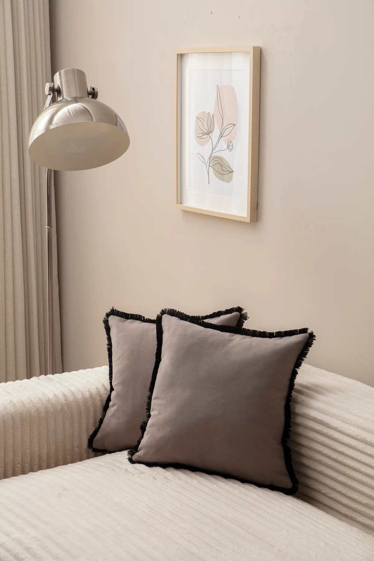 Aberto Design Set 2 jastučnice 43x43cm Sivi