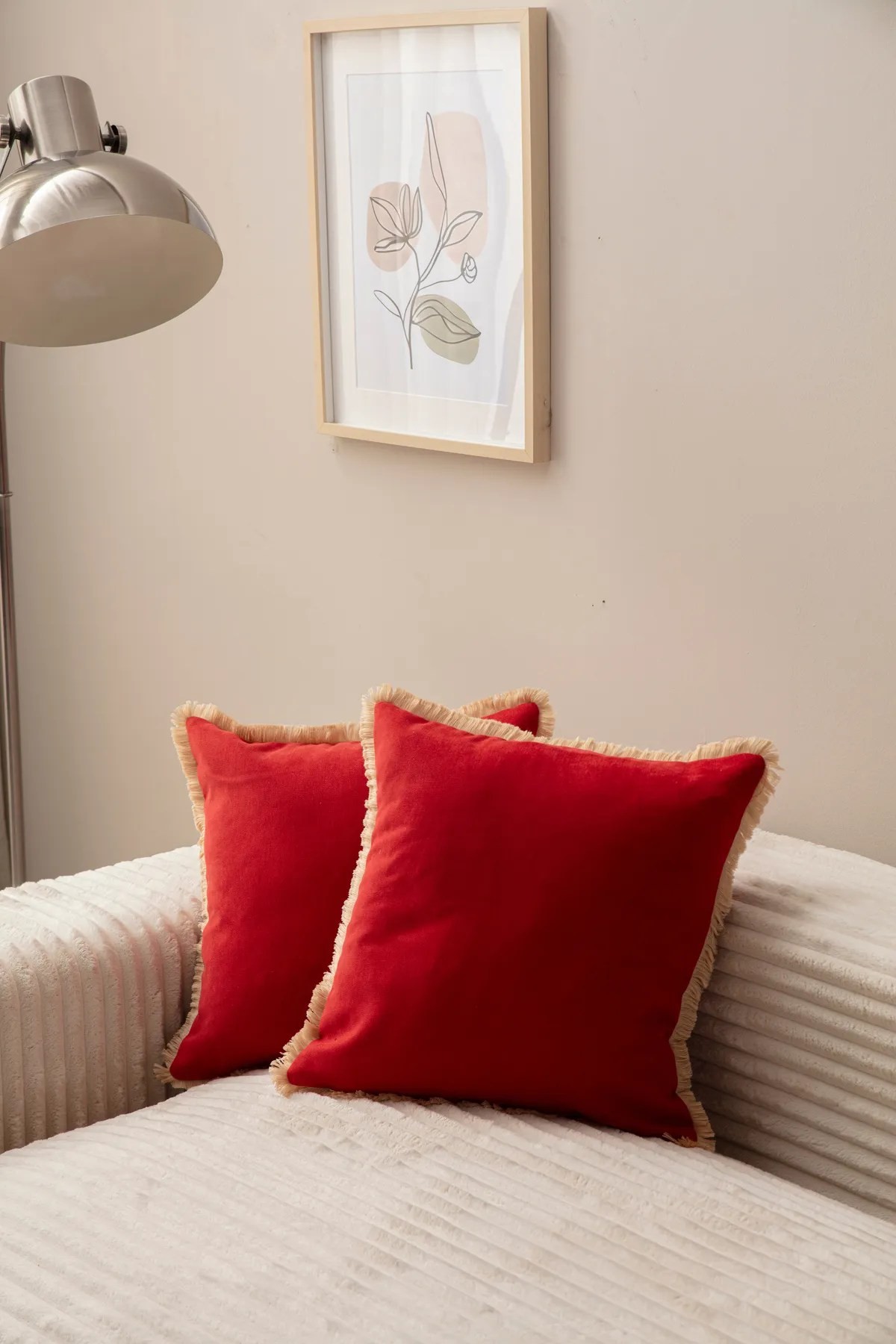 Aberto Design Set 2 jastučnice 43x43cm Crveni