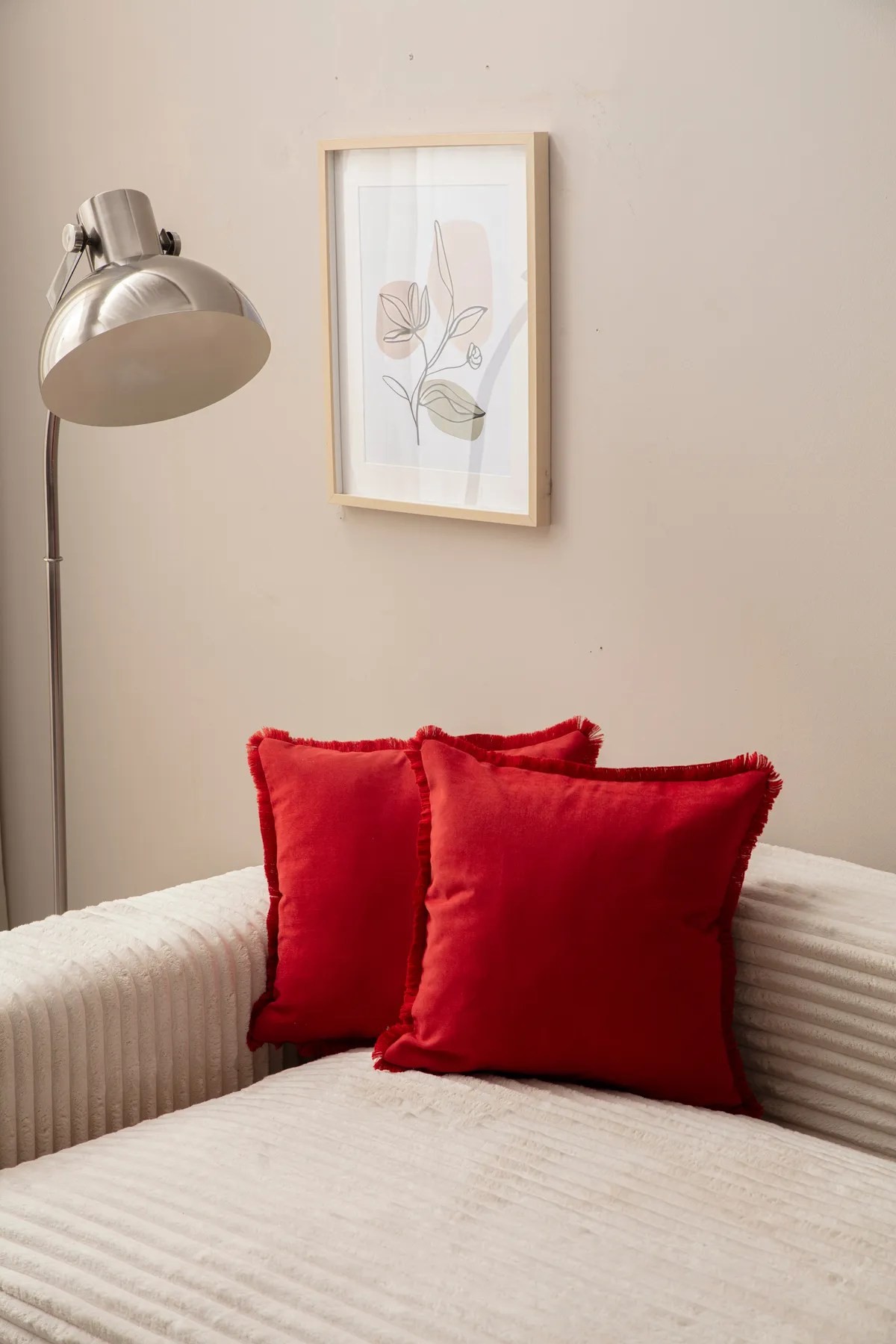 Aberto Design Set 2 jastučnice 43x43cm Crveni