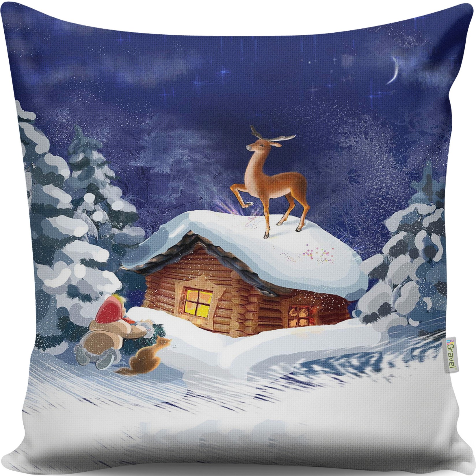 Aberto Design Jastuk 43x43cm Šareni