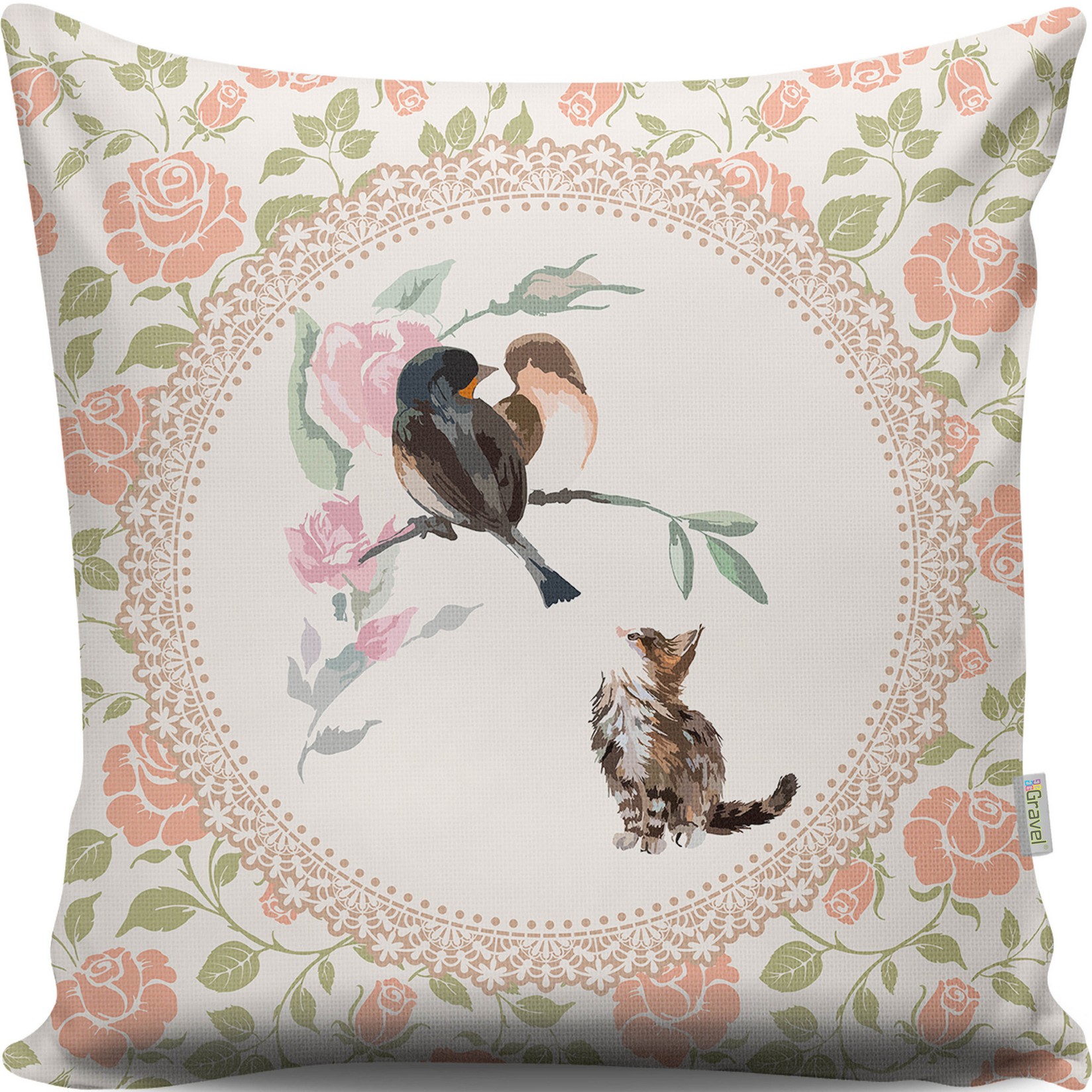 Aberto Design Jastuk 43x43cm Šareni