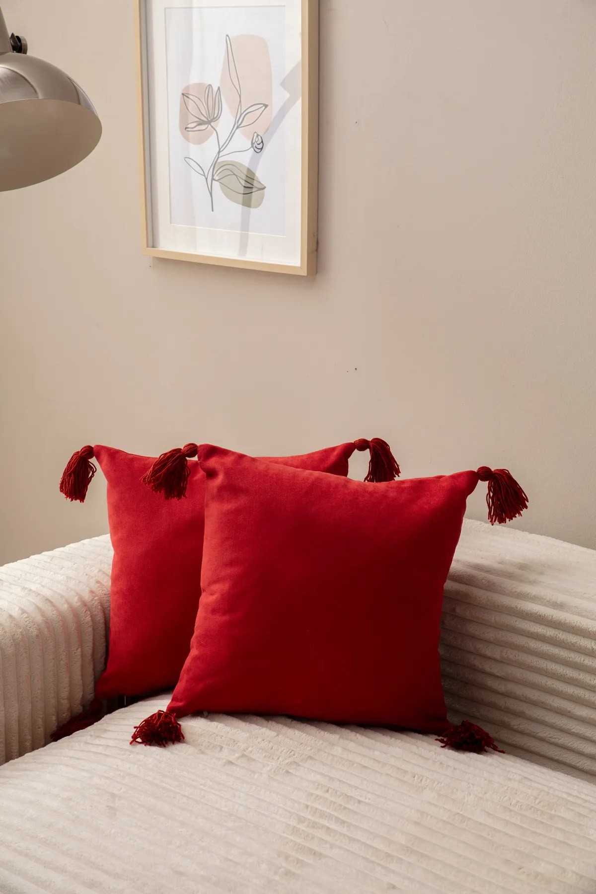 Aberto Design Set 2 jastučnice 43x43cm Crveni