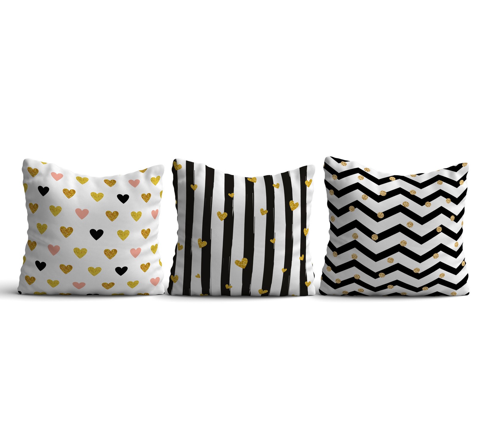 Aberto Design Set 3 jastuka 43x43cm Šareni