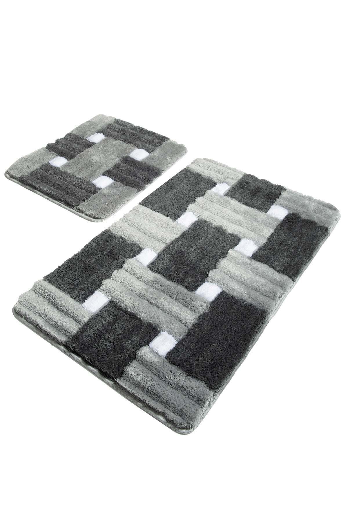 L'essentiel Maison Set 2 prostirke za kupatilo Šareni