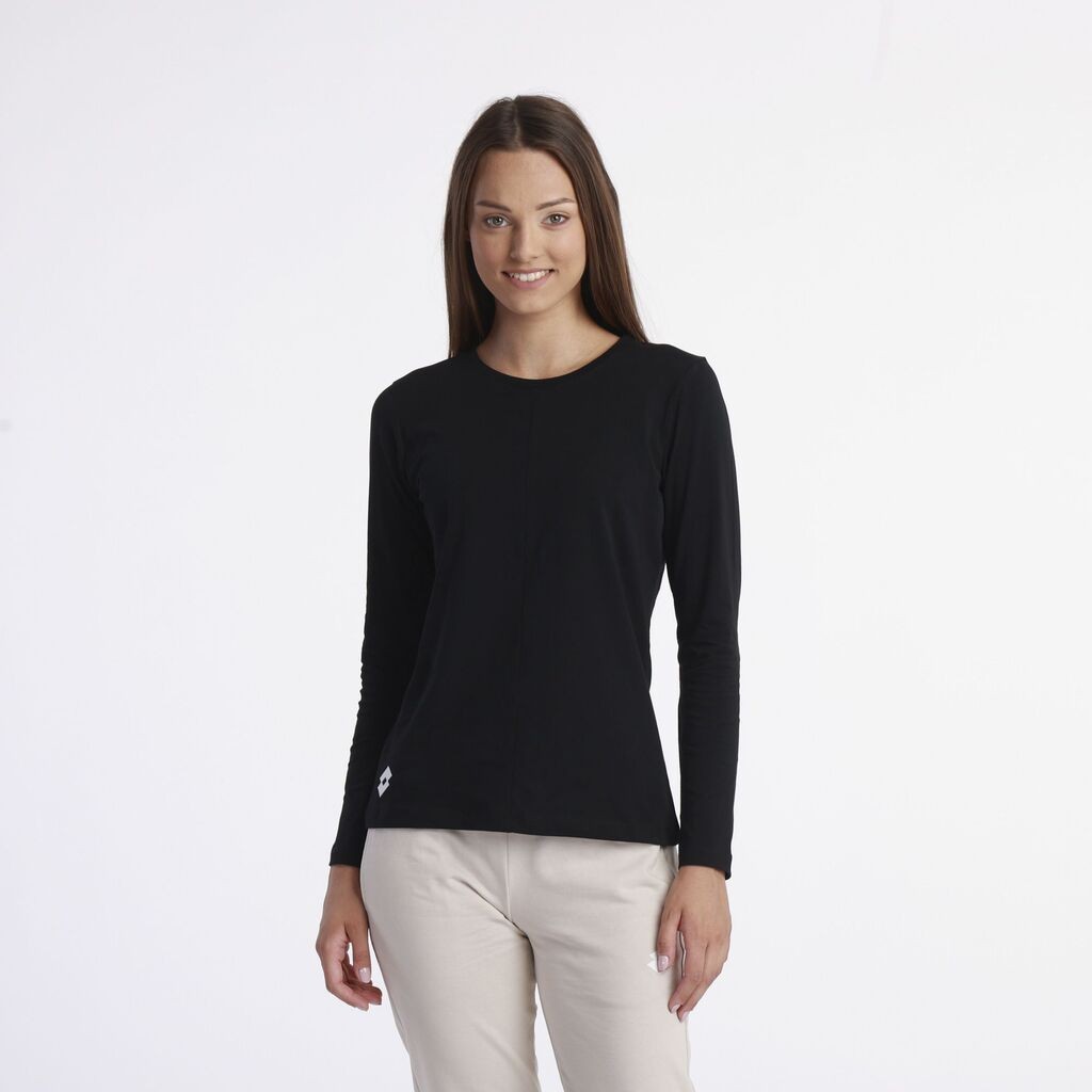 Lotto Ženska majica dugih rukava Piega lst, Crna