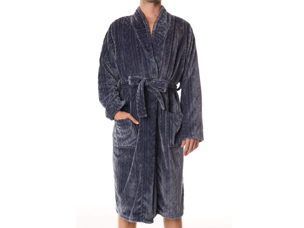 Dormeo Kućni ogrtač Warm Hug L, Tamnoplavi