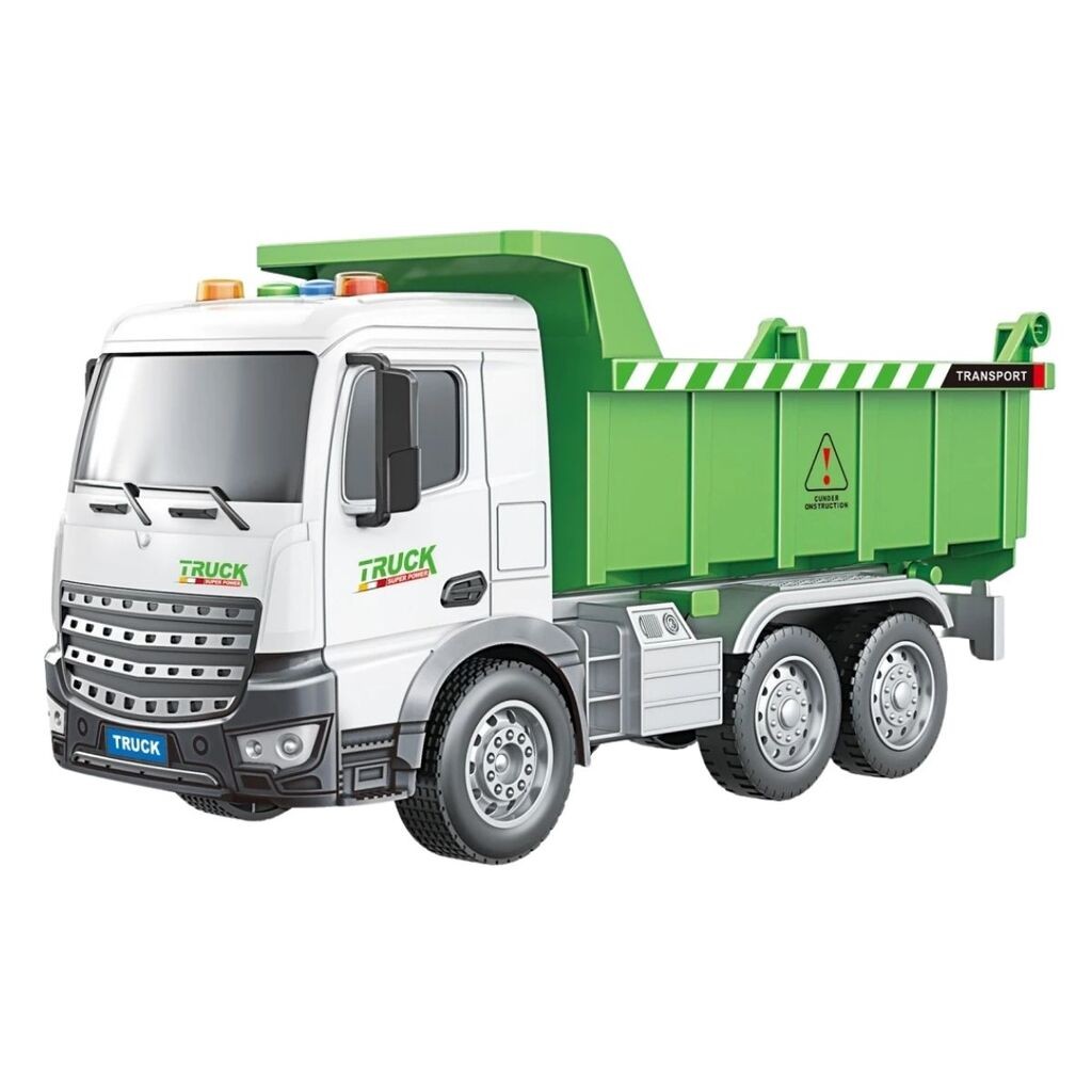 Dečiji Kamion kiper sa zvukom i svetlom 1:18, Zeleni