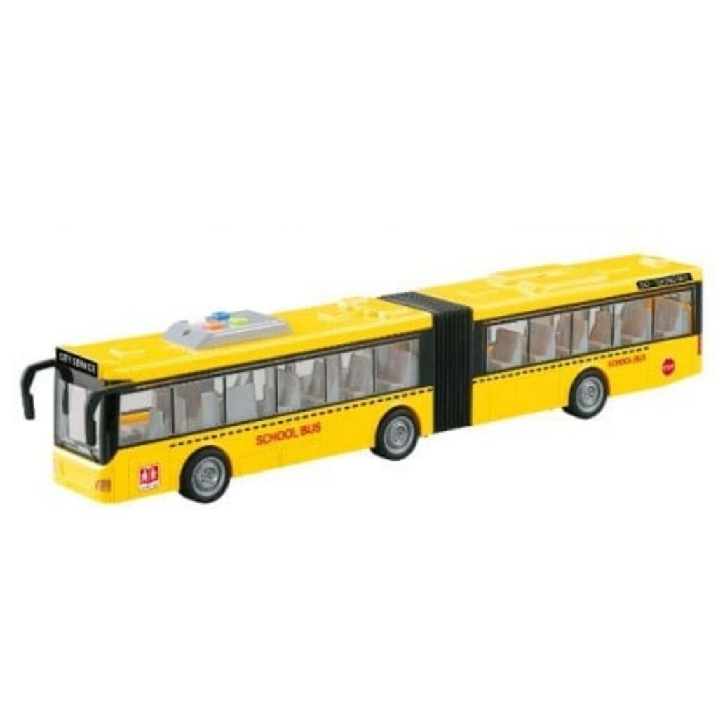 Dečiji Zglobni autobus sa zvukom i svetlom, Žuti