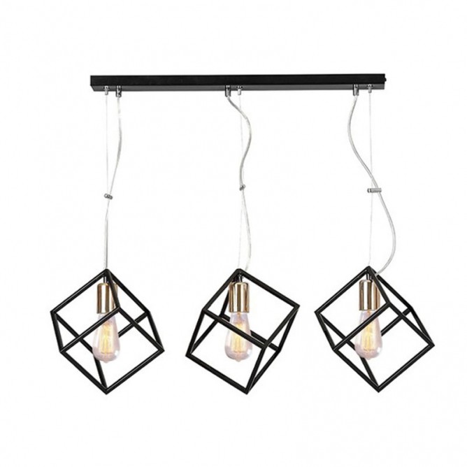 Visilica Vesta 424, 3xE27, Crna